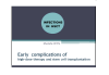 EARLY COMPLICATIONS OF INFECTION  ORIGIN