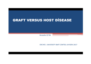 GRAFT VERSUS HOST DISEASE 2017