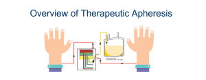 Therapeutic Apheresis