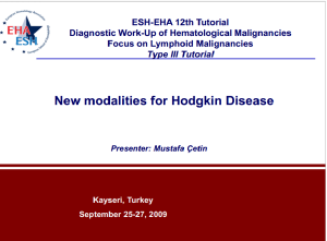 New Modalities for Hodgkin Disease