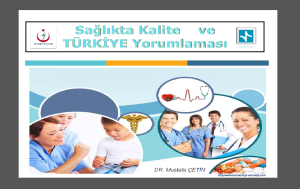 SAĞLIKTA KALİTE 2013